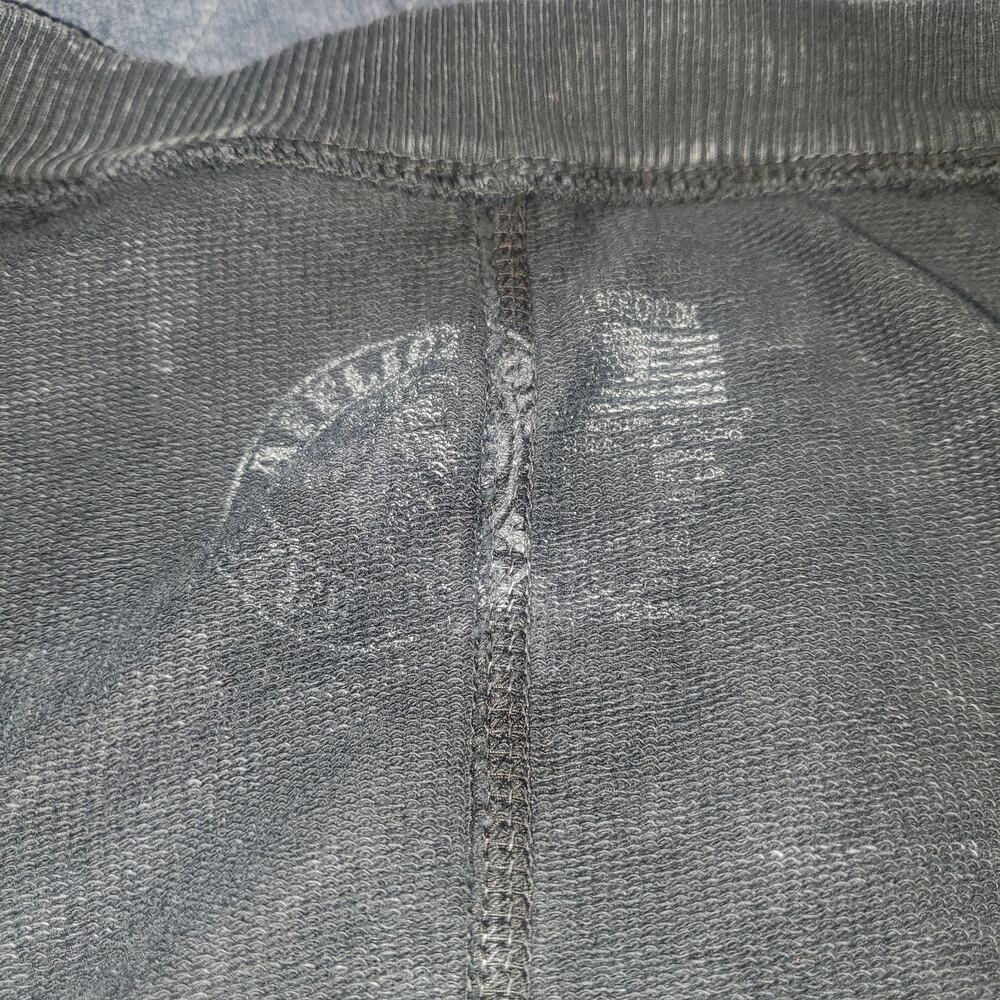 Vintage Y2K Affliction Distressed Skull Wing Mineral Wash Sweatshirt Women's M - Picture 7 of 9